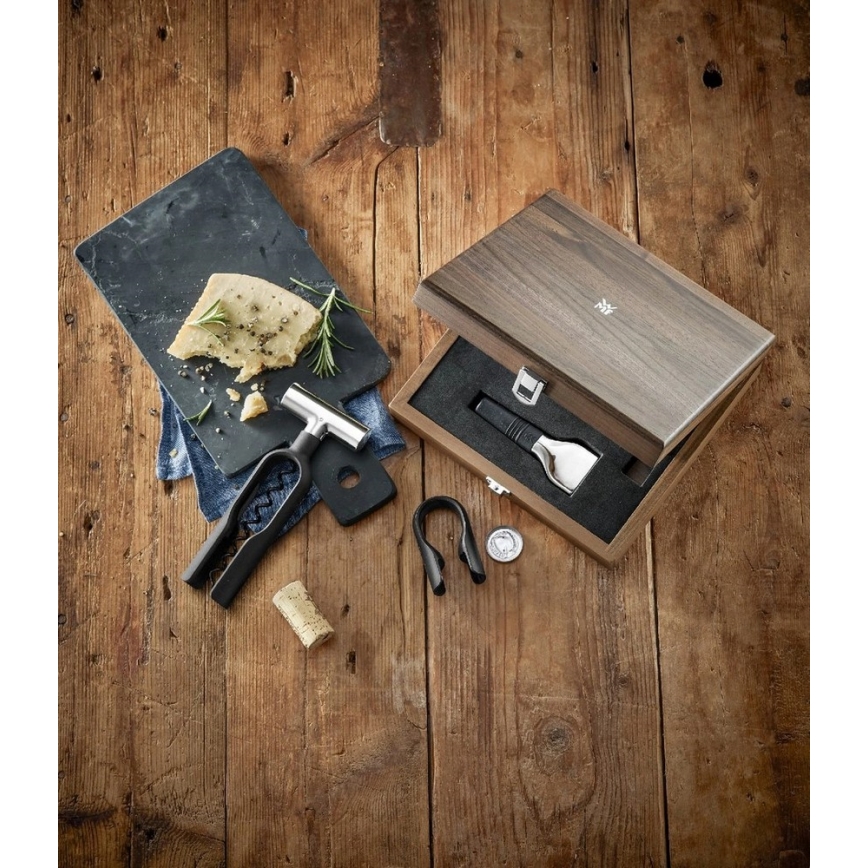 WMF – 3-piece Sommelier Set, Walnut