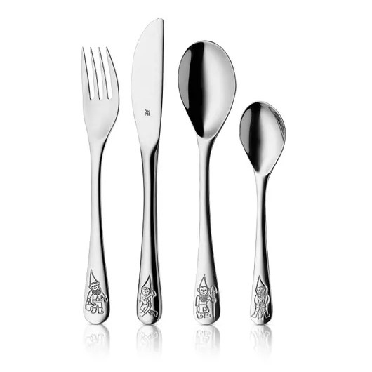 WMF - 4-piece Kids' Cutlery Set Gnomes