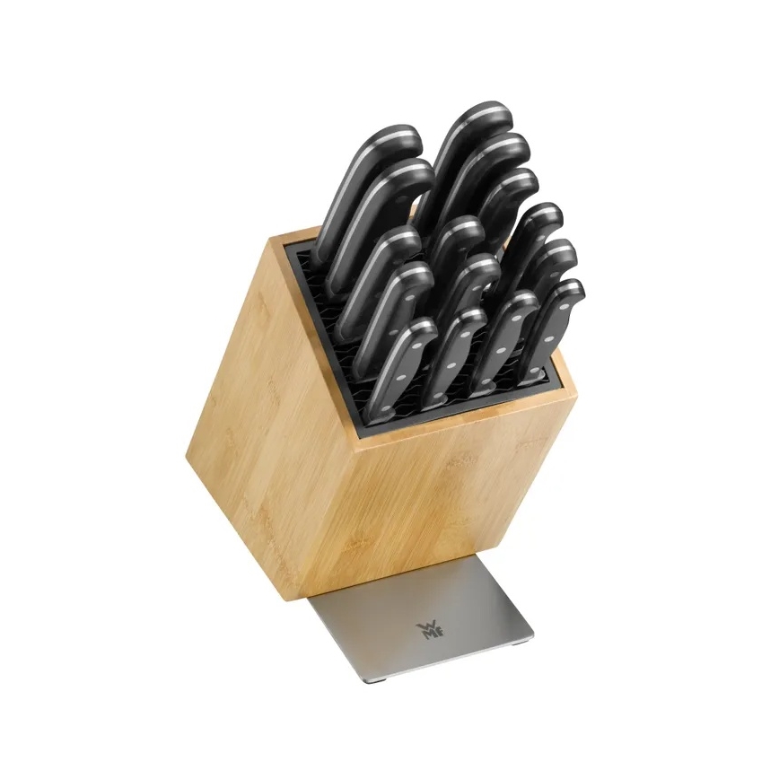 WMF - 6-piece SPITZENKLASSE PLUS kitchen knife set with block