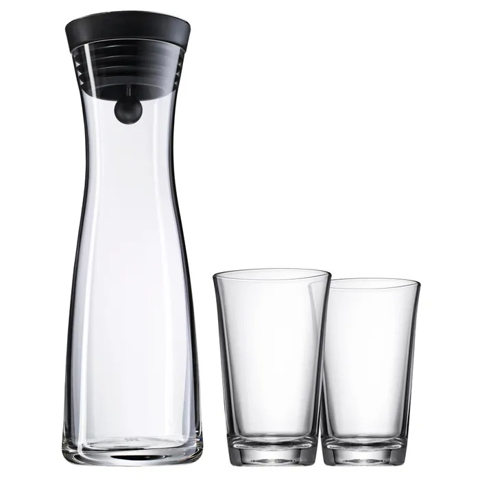 WMF - BASIC Water Carafe 1 l + 2 Glasses