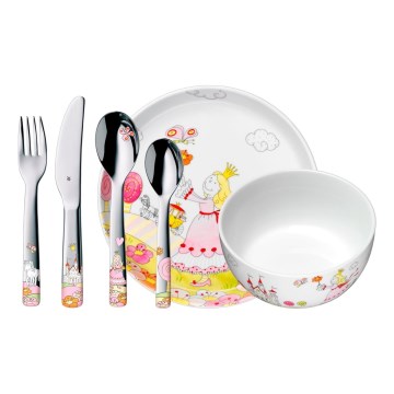 WMF - Children's tableware and cutlery set Princess Anneli 6pcs