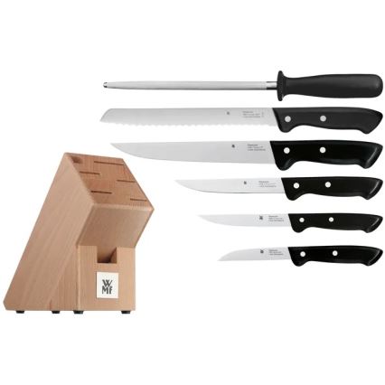 WMF - CLASSIC LINE 7-piece Kitchen Knife Set with Block