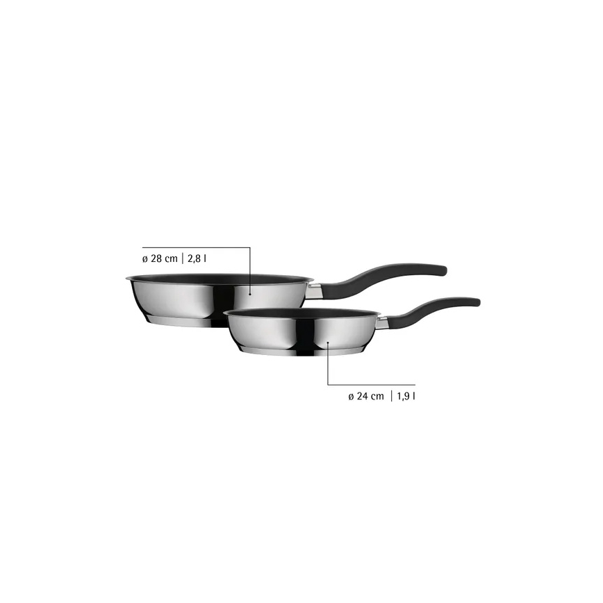 WMF - DEVIL Frying Pan Set, Ø 24/28 cm