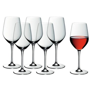 WMF - EASY PLUS Red Wine Glass Set, 6 pcs