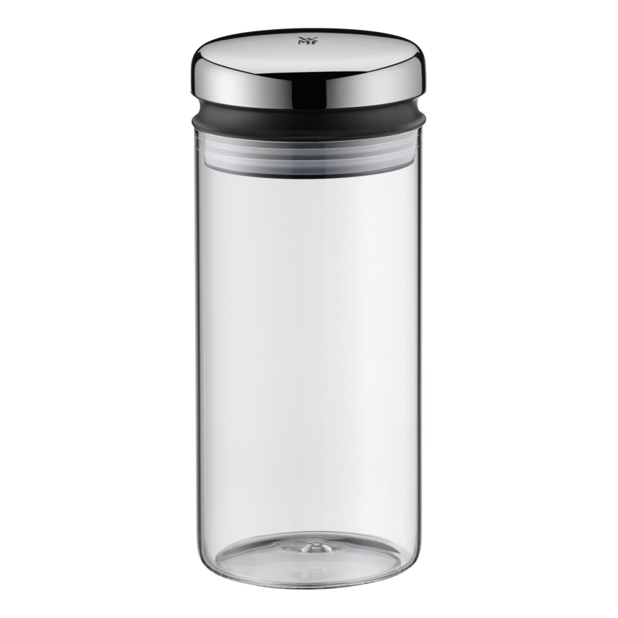 WMF - Glass food jar DEPOT 1l stainless steel