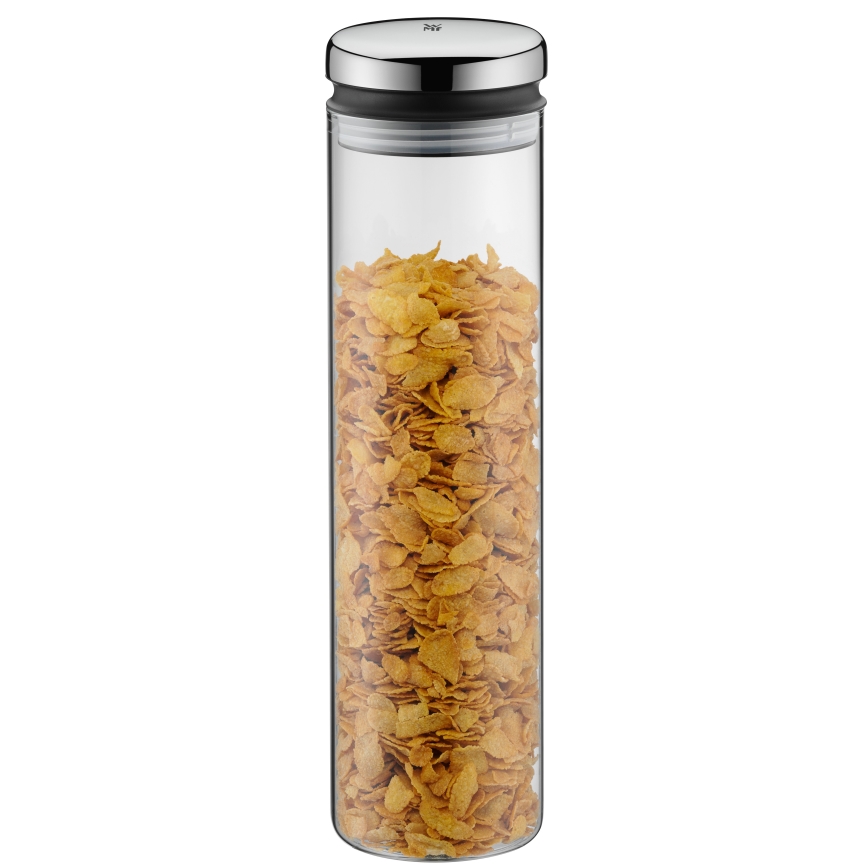 WMF - Glass food jar DEPOT 2l stainless steel