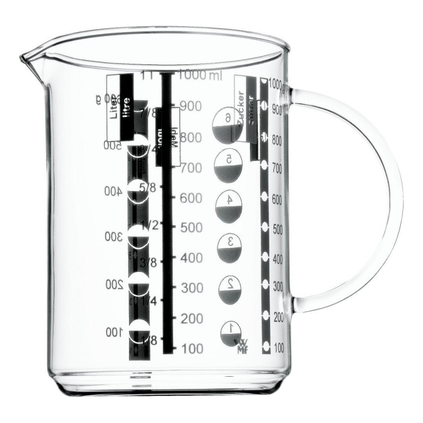 WMF - Glass measuring cup GOURMET 1l