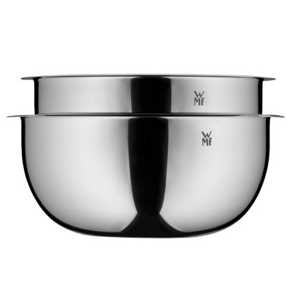 WMF - GOURMET 2-piece stainless steel mixing bowl set