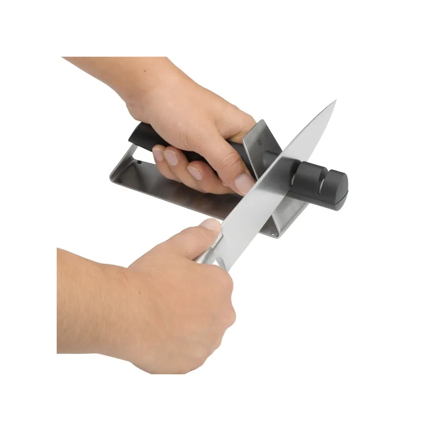 WMF - GOURMET Knife Sharpener, 42.5 cm, Black/Stainless Steel