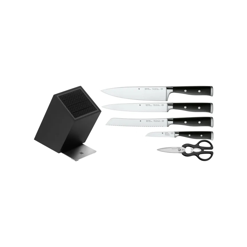 WMF - GRAND CLASS 6-piece Kitchen Knife Set with Knife Block
