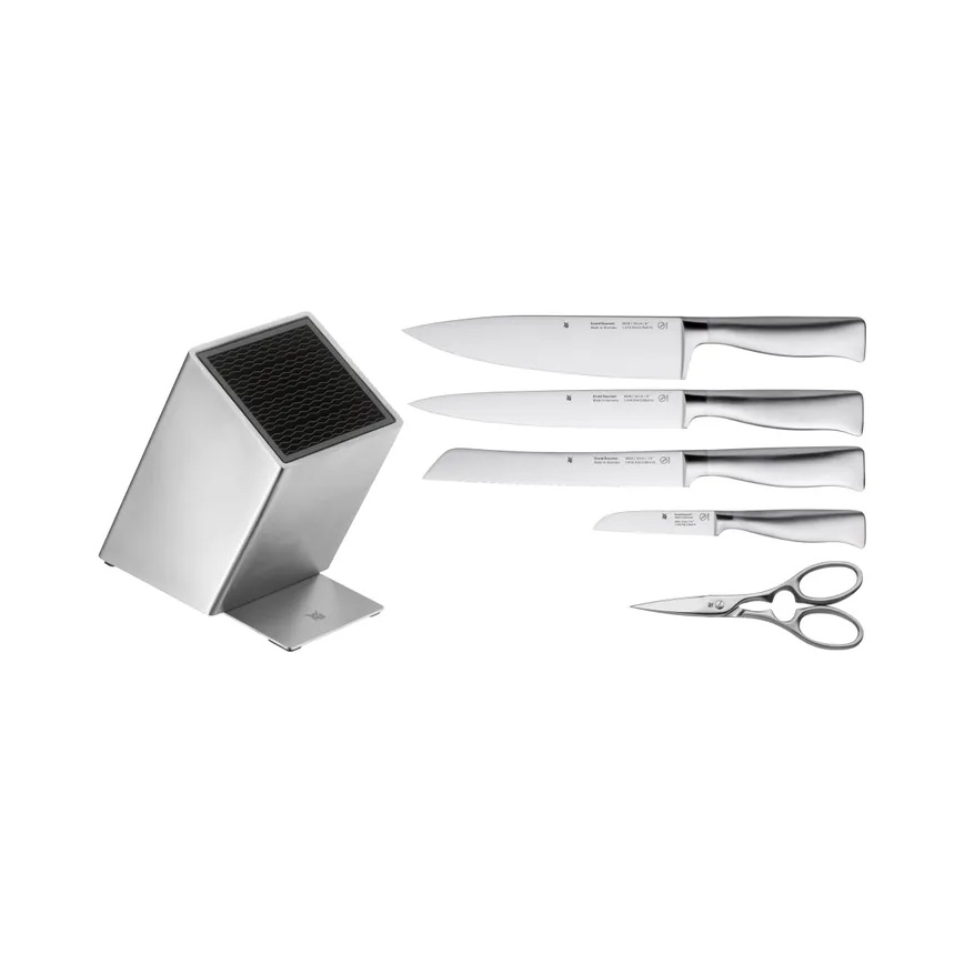 WMF - Grand Gourmet 6-piece kitchen knife block set