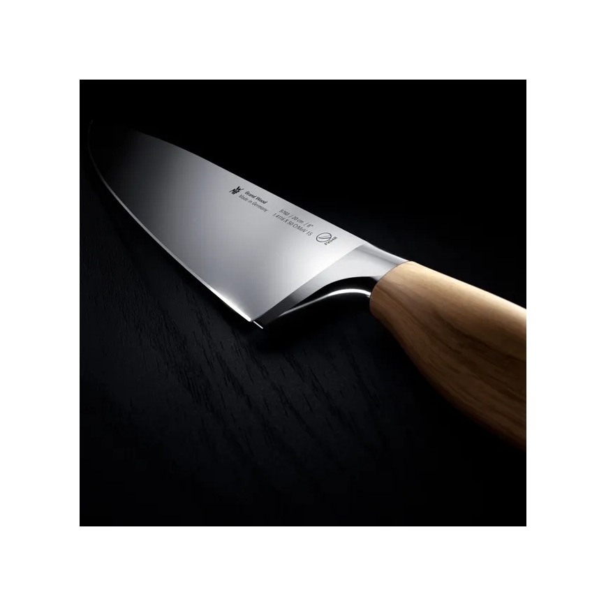 WMF - GRAND WOOD 6-piece kitchen knife set with knife block