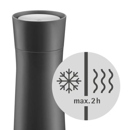 WMF - IMPULSE Insulated Travel Mug, Anthracite, 0.35 L
