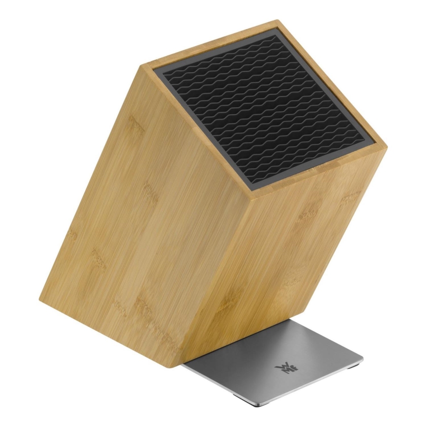 WMF - Knife stand bamboo/stainless steel