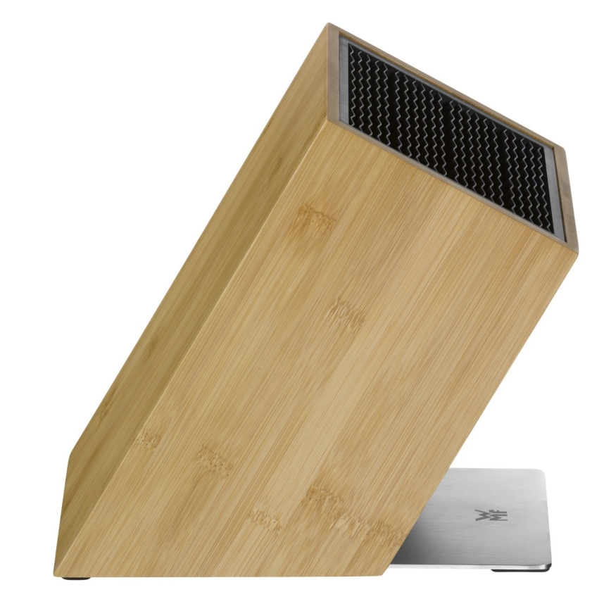 WMF - Knife stand bamboo/stainless steel