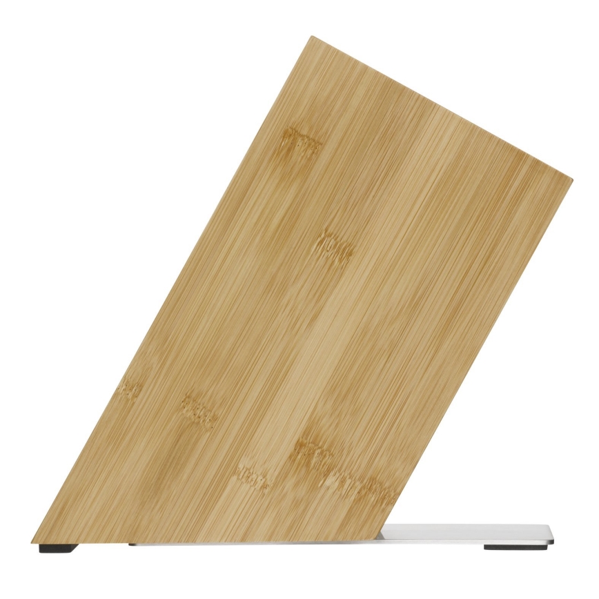 WMF - Knife stand bamboo/stainless steel