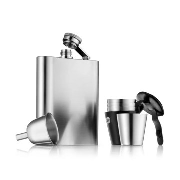 WMF - MANHATTAN Hip Flask and Shot Glass Set, 6-piece