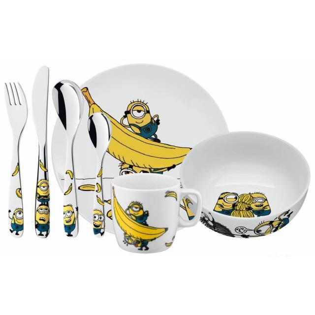 WMF - Minions 7-Piece Kids' Dinner Set