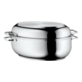 WMF - Oval roasting pan with a lid  41x28,5 x18 cm stainless steel