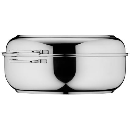 WMF - Oval roasting pan with a lid  41x28,5 x18 cm stainless steel