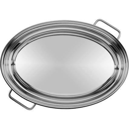 WMF - Oval roasting pan with a lid  41x28,5 x18 cm stainless steel