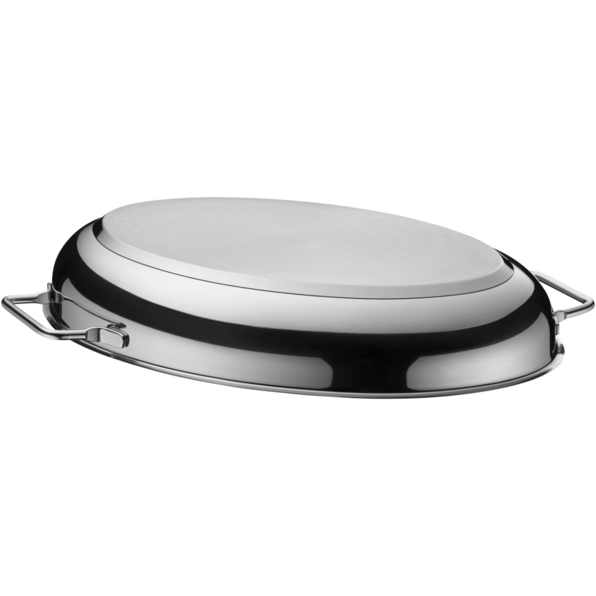 WMF - Oval roasting pan with a lid  41x28,5 x18 cm stainless steel