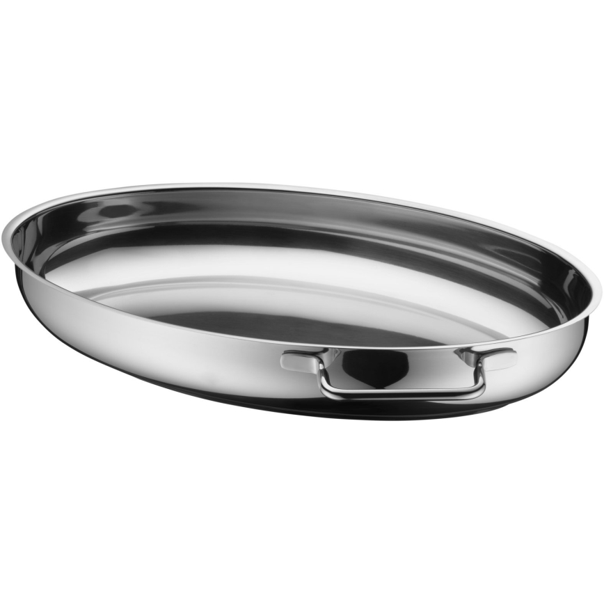 WMF - Oval roasting pan with a lid  41x28,5 x18 cm stainless steel