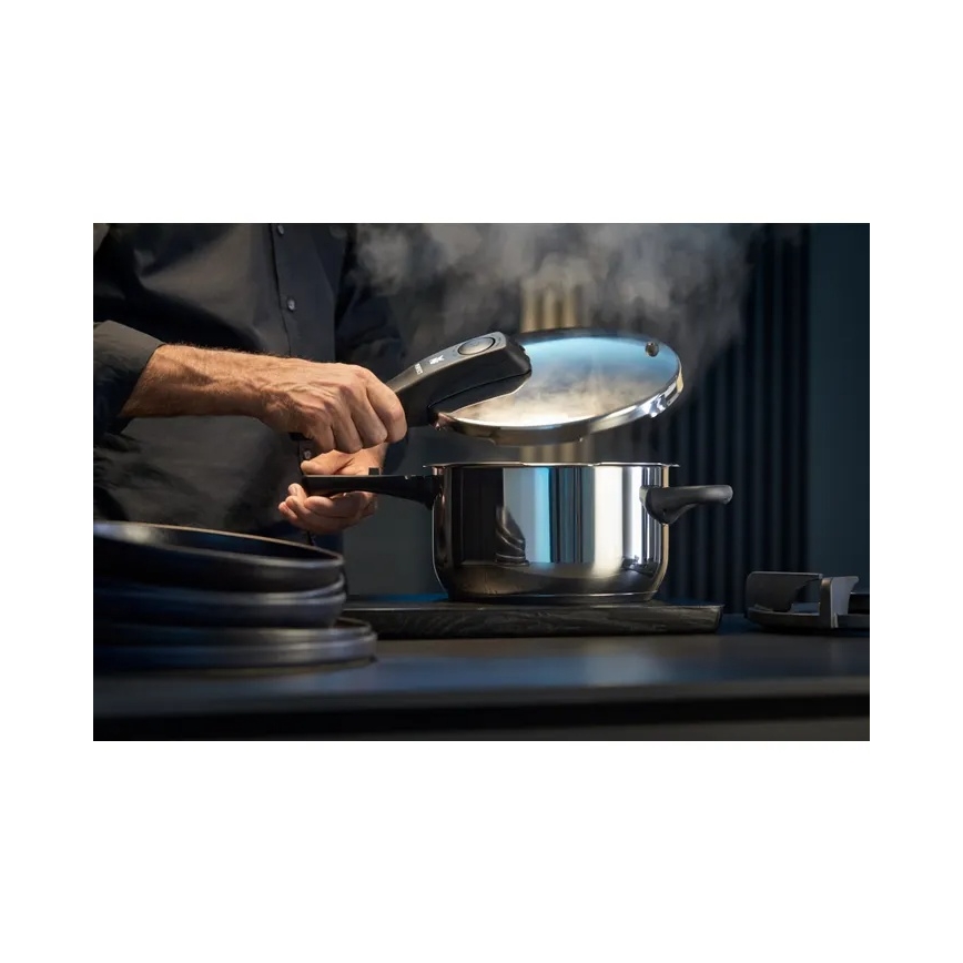 WMF - PERFECT Stainless Steel Pressure Cooker Set 6.5 L + 3 L