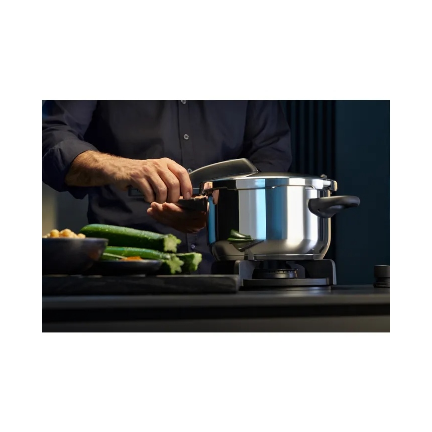 WMF - PERFECT Stainless Steel Pressure Cooker Set 6.5 L + 3 L