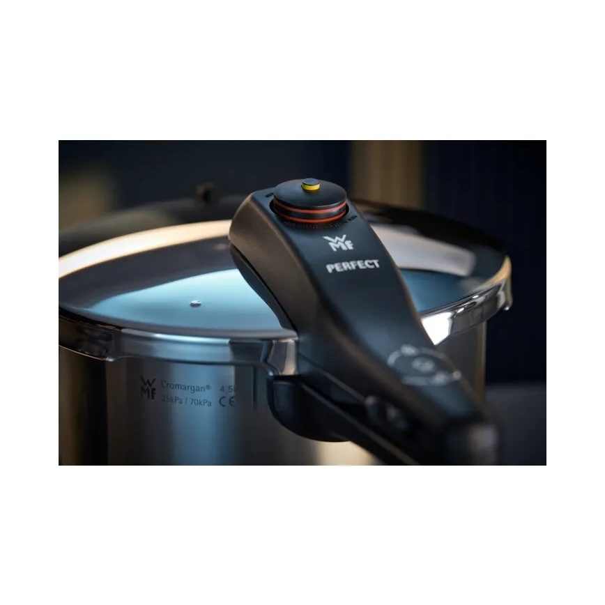 WMF - PERFECT Stainless Steel Pressure Cooker Set 6.5 L + 3 L