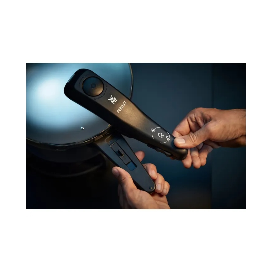 WMF - PERFECT Stainless Steel Pressure Cooker Set, 8.5 l + 4.5 l