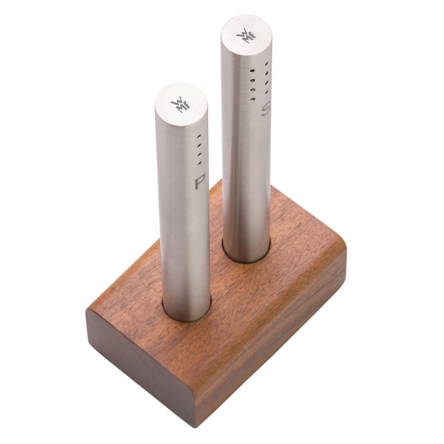 WMF - Salt and pepper shakers 2 pcs 7,8 cm black locust