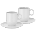WMF - SET 2x Cafe creme cup with saucer BARISTA 170 ml white