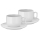 WMF - SET 2x Cappuccino cup with saucer BARISTA 160 ml white
