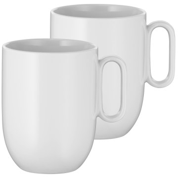 WMF - SET 2x Coffee cup BARISTA 380 ml white