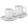 WMF - SET 2x Espresso cup with saucer BARISTA white