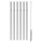 WMF - SET 6x Stainless steel straws BARIC + cleaning brush