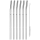 WMF - SET 6x Stainless steel straws BARIC + cleaning brush
