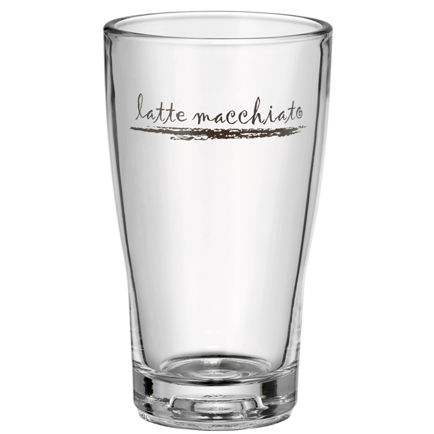 WMF - Set of glasses and spoons for latte macchiato CLEVER & MORE 6 pcs