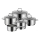 WMF - Set of pots 5pcs ASTORIA stainless steel