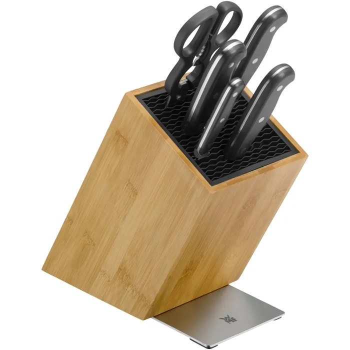 WMF - SPITZENKLASSE PLUS 6-piece kitchen knife set with knife block