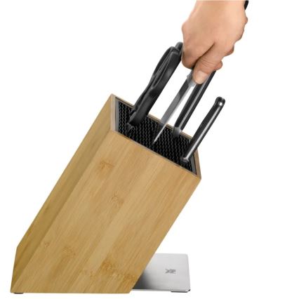 WMF - SPITZENKLASSE PLUS 6-piece kitchen knife set with knife block