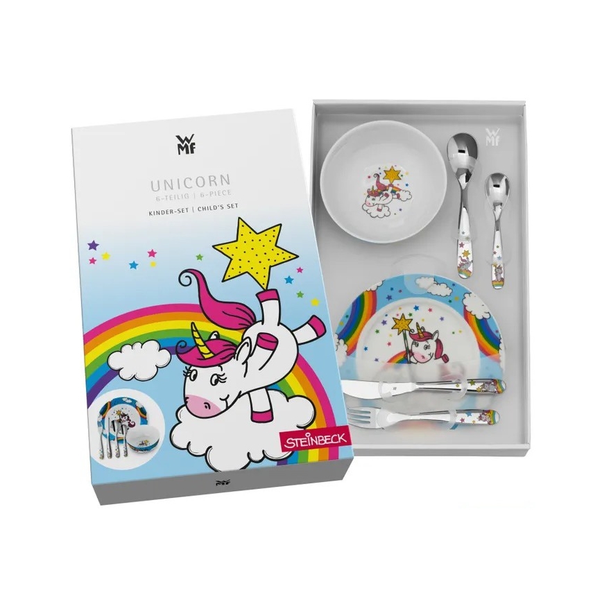 WMF - UNICORN 6-Piece Children's Dinnerware Set