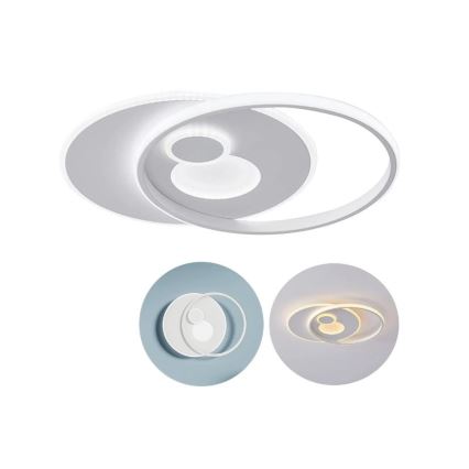 Wofi 11621 - LED Dimmable ceiling light AKON LED/38W/230V 2700-5500K + remote control