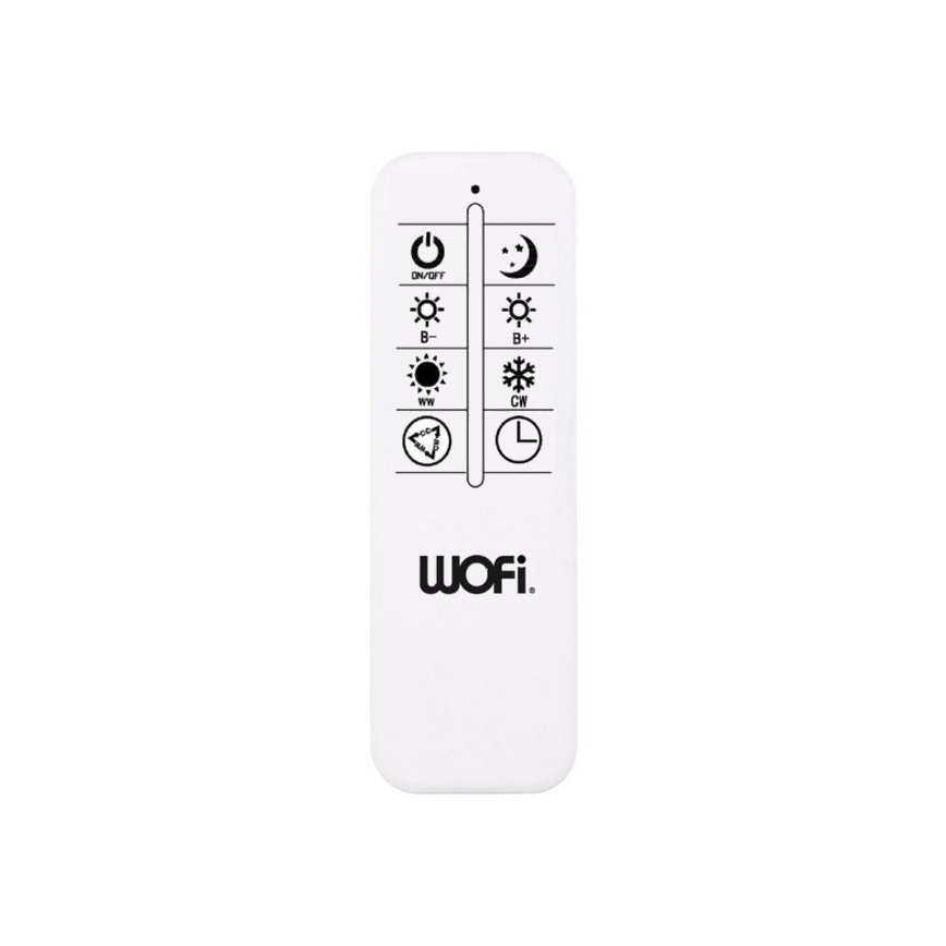 Wofi 11621 - LED Dimmable ceiling light AKON LED/38W/230V 2700-5500K + remote control