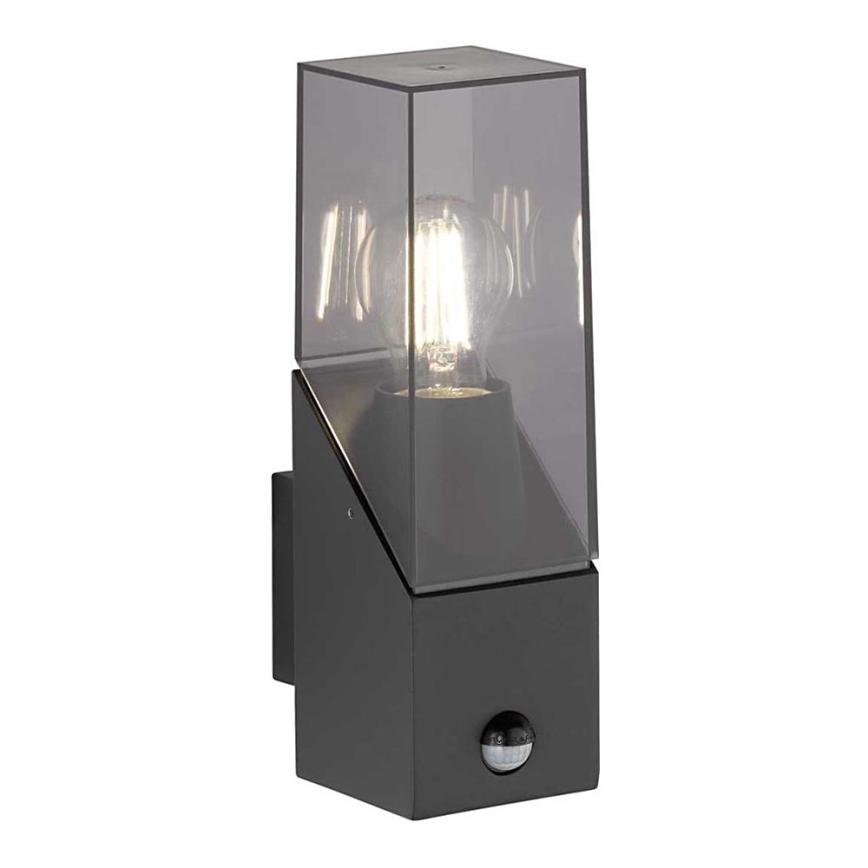 Wofi 12224 - Outdoor wall light with a sensor MARCOS 1xE27/23W/230V IP54