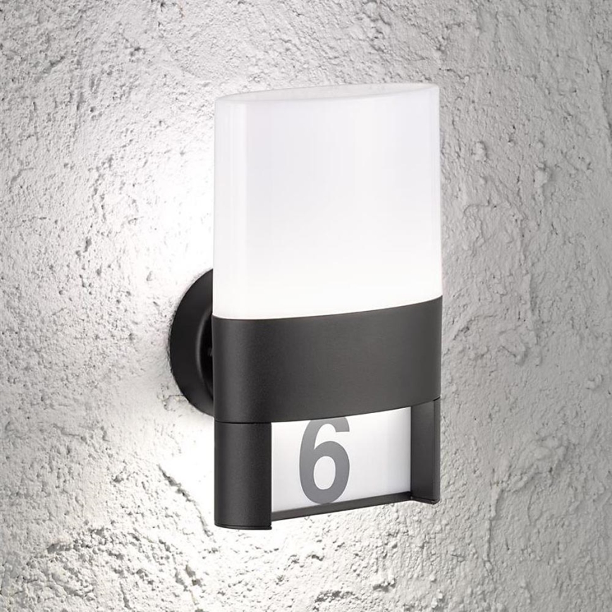 Wofi 12227 - LED House number DIEGO LED/10,5W/230V 3000K IP54