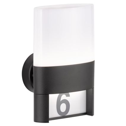 Wofi 12227 - LED House number DIEGO LED/10,5W/230V 3000K IP54