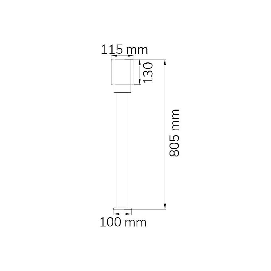 Wofi 12232 - Outdoor lamp PITA 1xE27/10W/230V IP54
