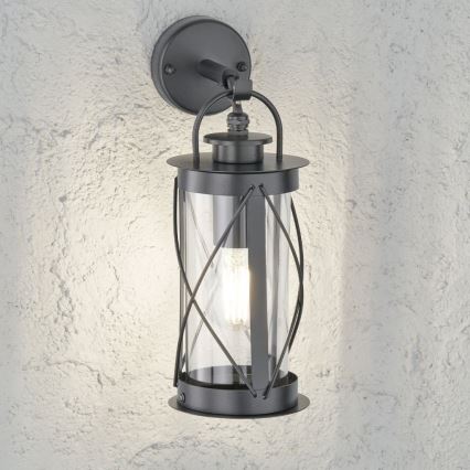 Wofi 12238 - Outdoor wall light DELIAN 1xE27/10W/230V IP54
